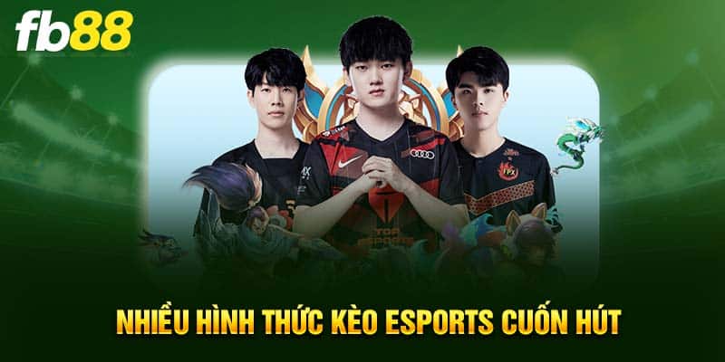 Nhiều hình thức kèo Esports cuốn hút